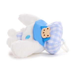 Cinnamoroll Plush Mascot Clip (Gingham Cap Series) Plush NAKAJIMA CORPORATION   