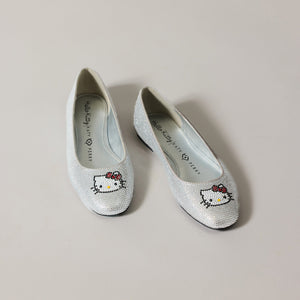 Hello Kitty x Katy Perry Crystal Ballet Flat (Silver) Shoes Katy Perry Collections   