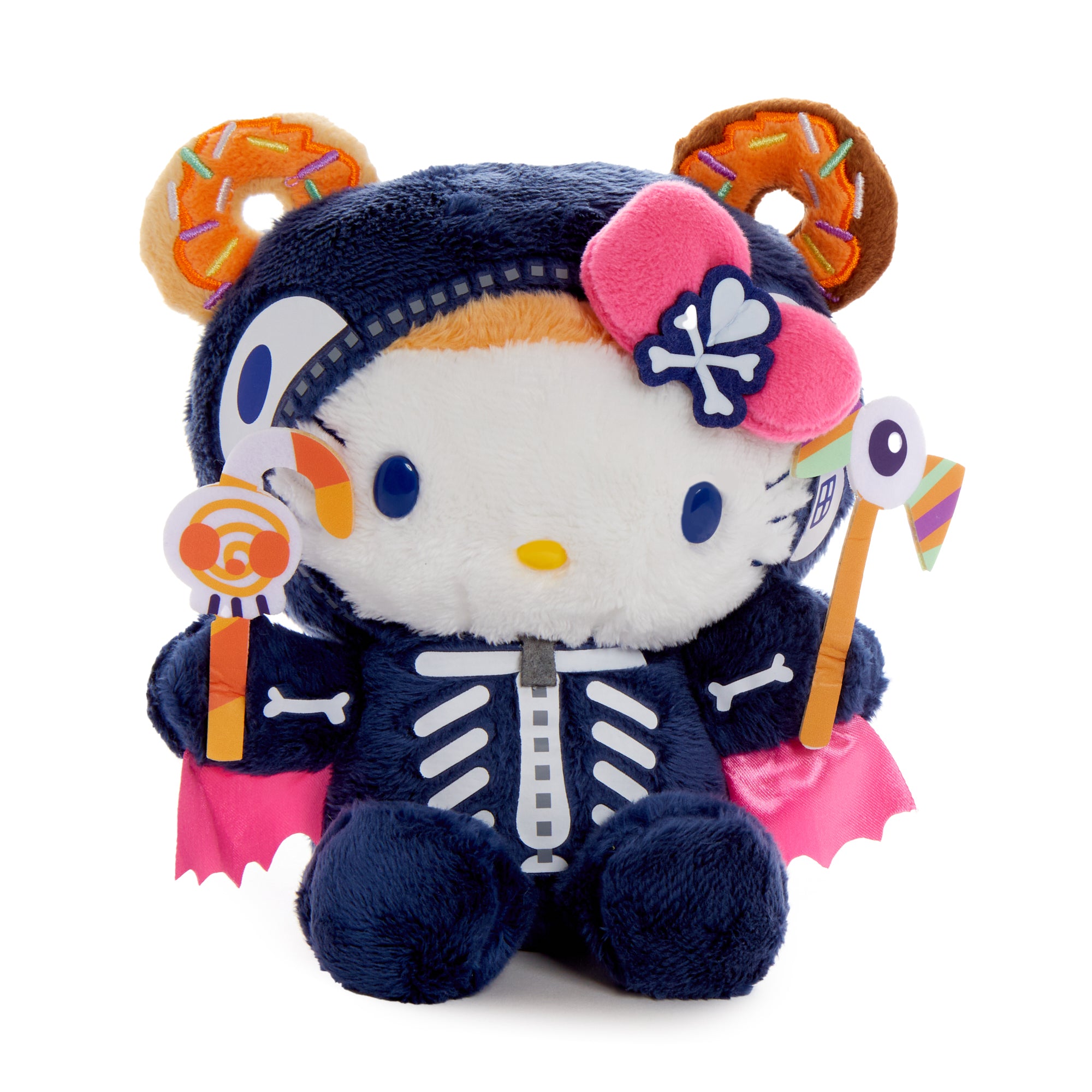 Hello Kitty x Tokidoki Halloween Bean Doll (Skeleton) Plush NAKAJIMA CORPORATION   