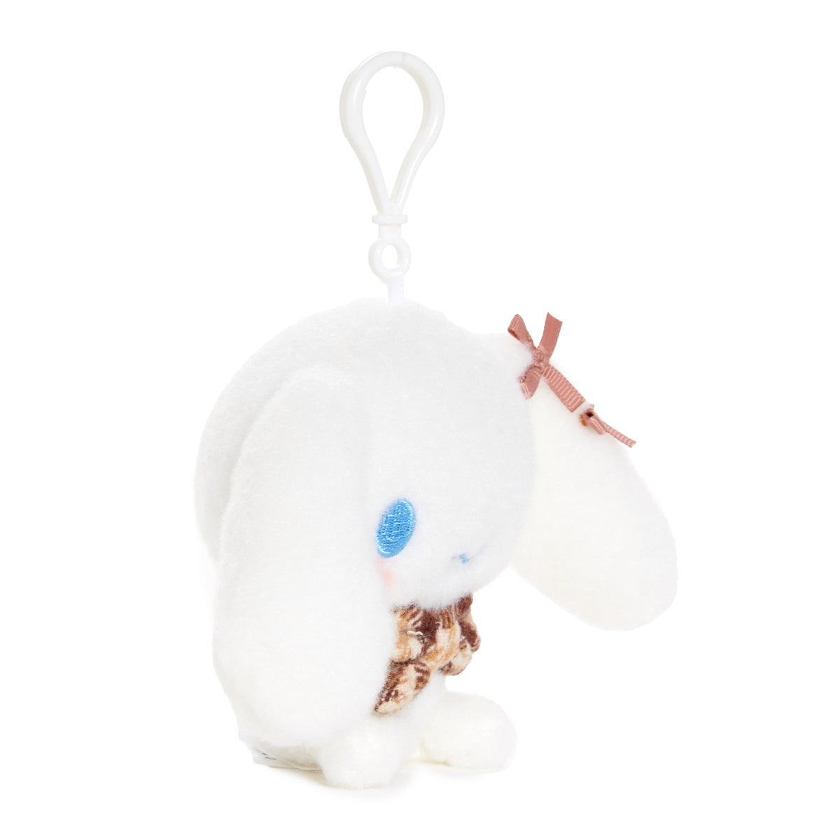 Cinnamoroll Mascot Clip (Mocha Check Series) Plush NAKAJIMA CORPORATION   