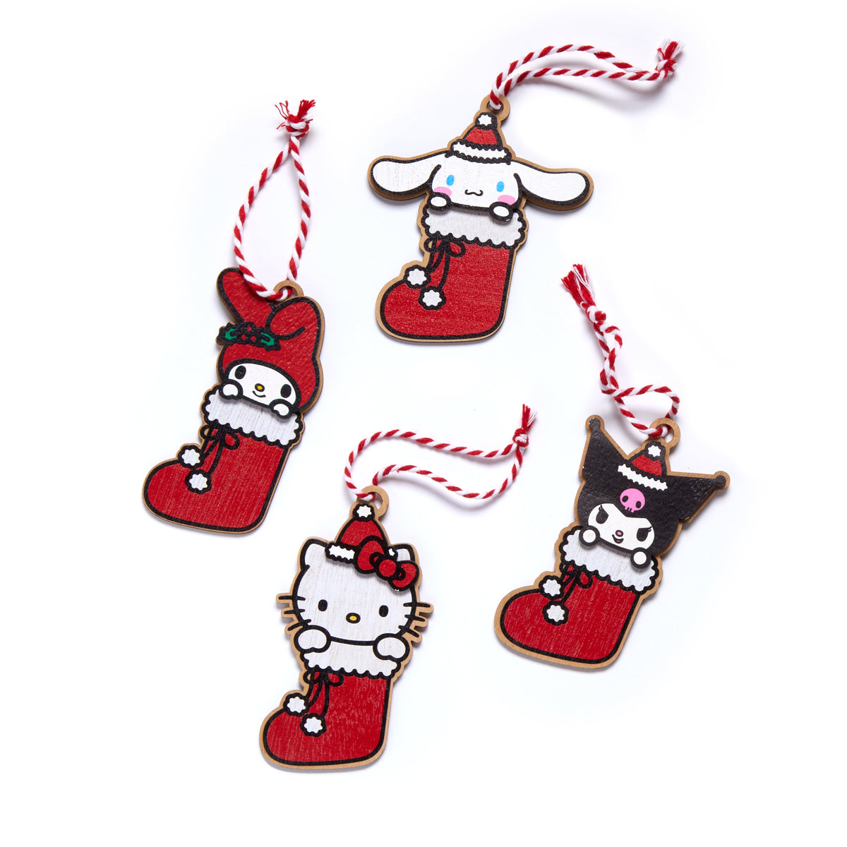 Hello Kitty and Friends 2024 12-Pc Ornament Set Seasonal ENESCO LLC   