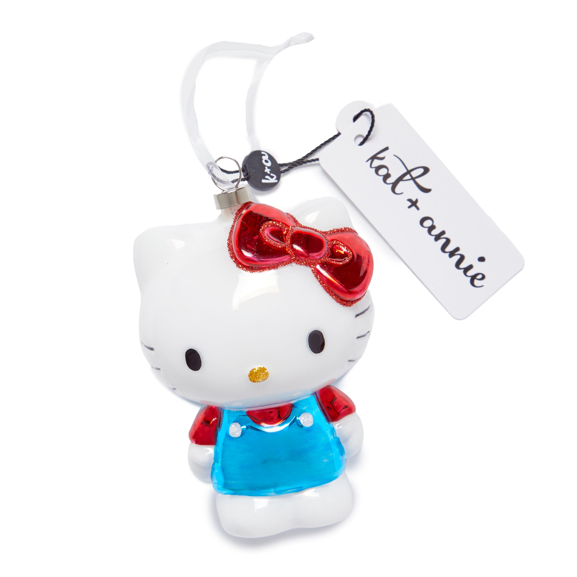 Hello Kitty x Kat + Annie Glass Ornament Seasonal RAUCH BRANDS   