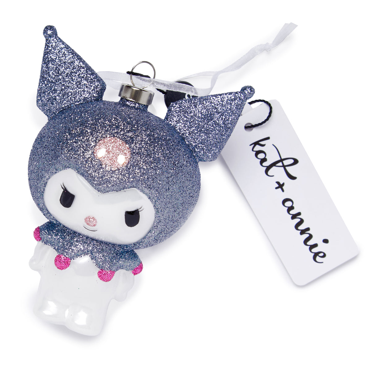 Kuromi x Kat + Annie Glass Ornament Seasonal RAUCH BRANDS   