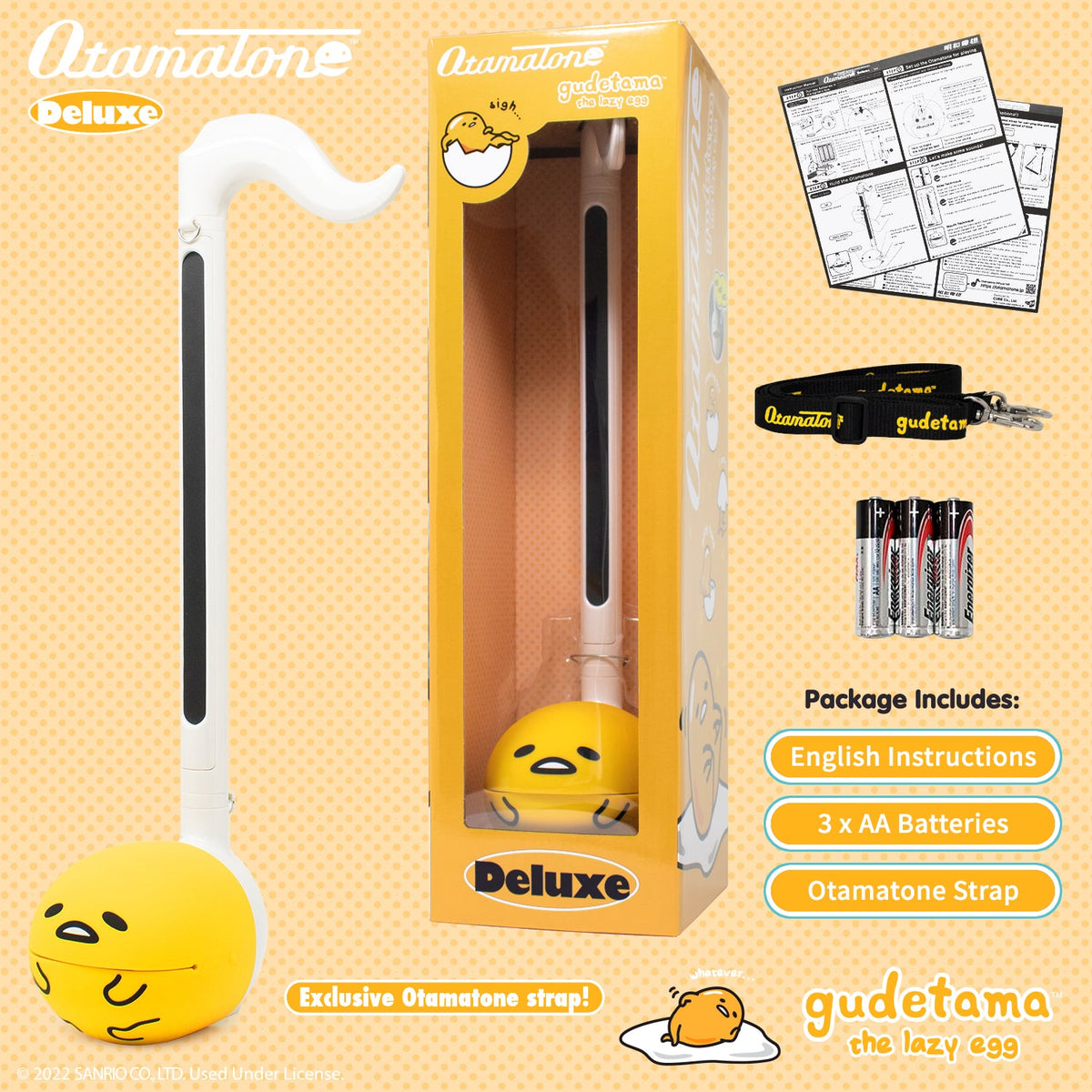 Gudetama Otamatone Deluxe Musical Toy Toys&amp;Games Hamee.com - Hamee US   