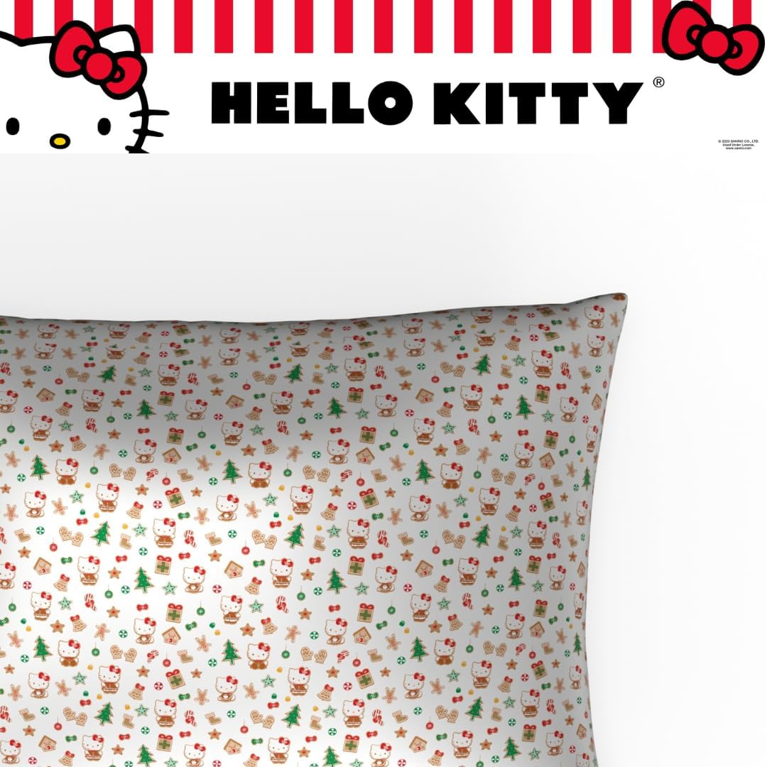 Hello Kitty Holiday Satin Pillowcase Home Goods Franco Manufacturing Co Inc   