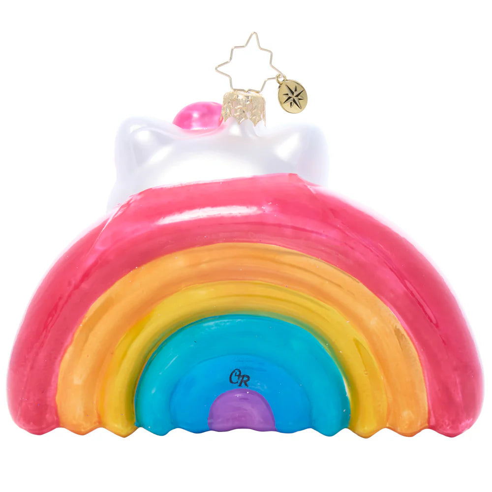 Hello Kitty x Christopher Radko Handmade Glass Ornament (Pool Party) Seasonal RAUCH BRANDS   