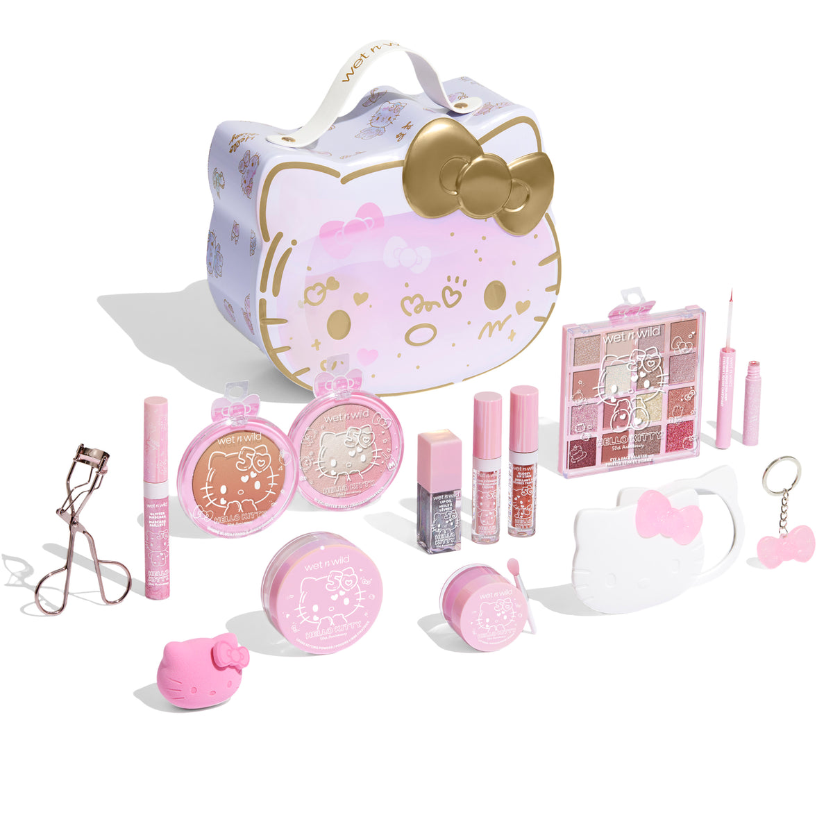 Hello Kitty x Wet n Wild 50th Anniversary PR Makeup Box Beauty MARKWINS