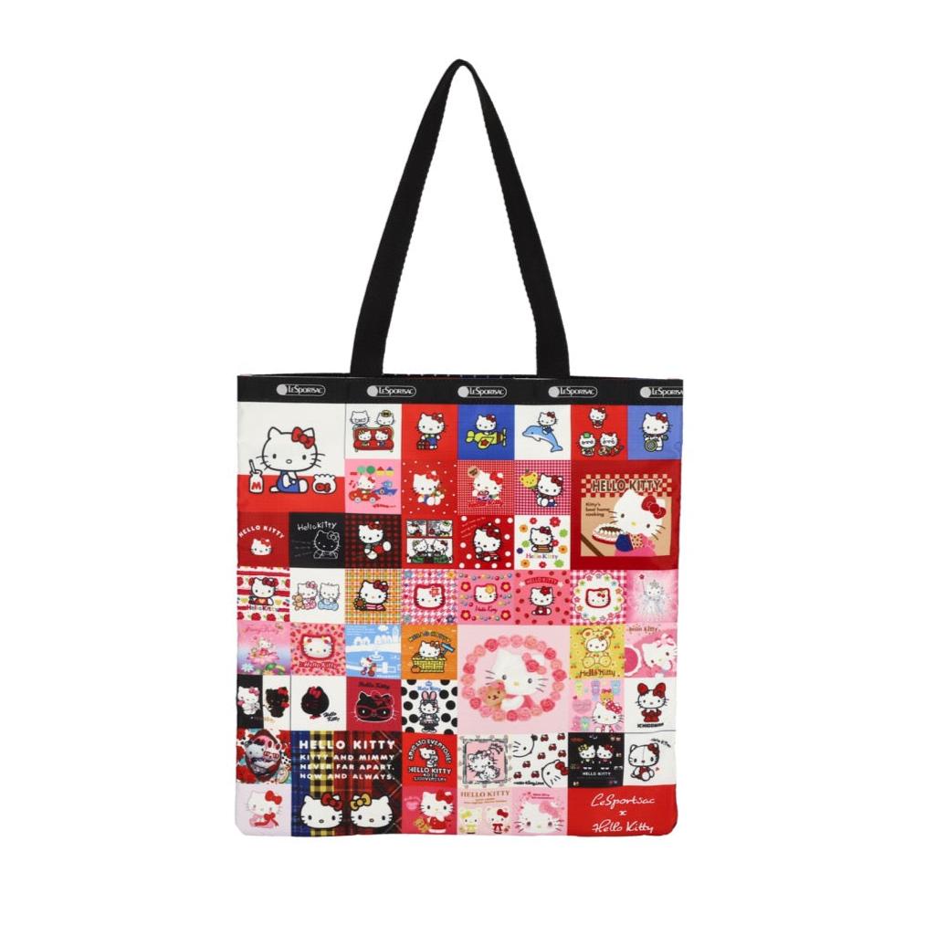 Hello Kitty x LeSportsac Large Emerald Tote (50 Years Of History) Bags LeSportsac   