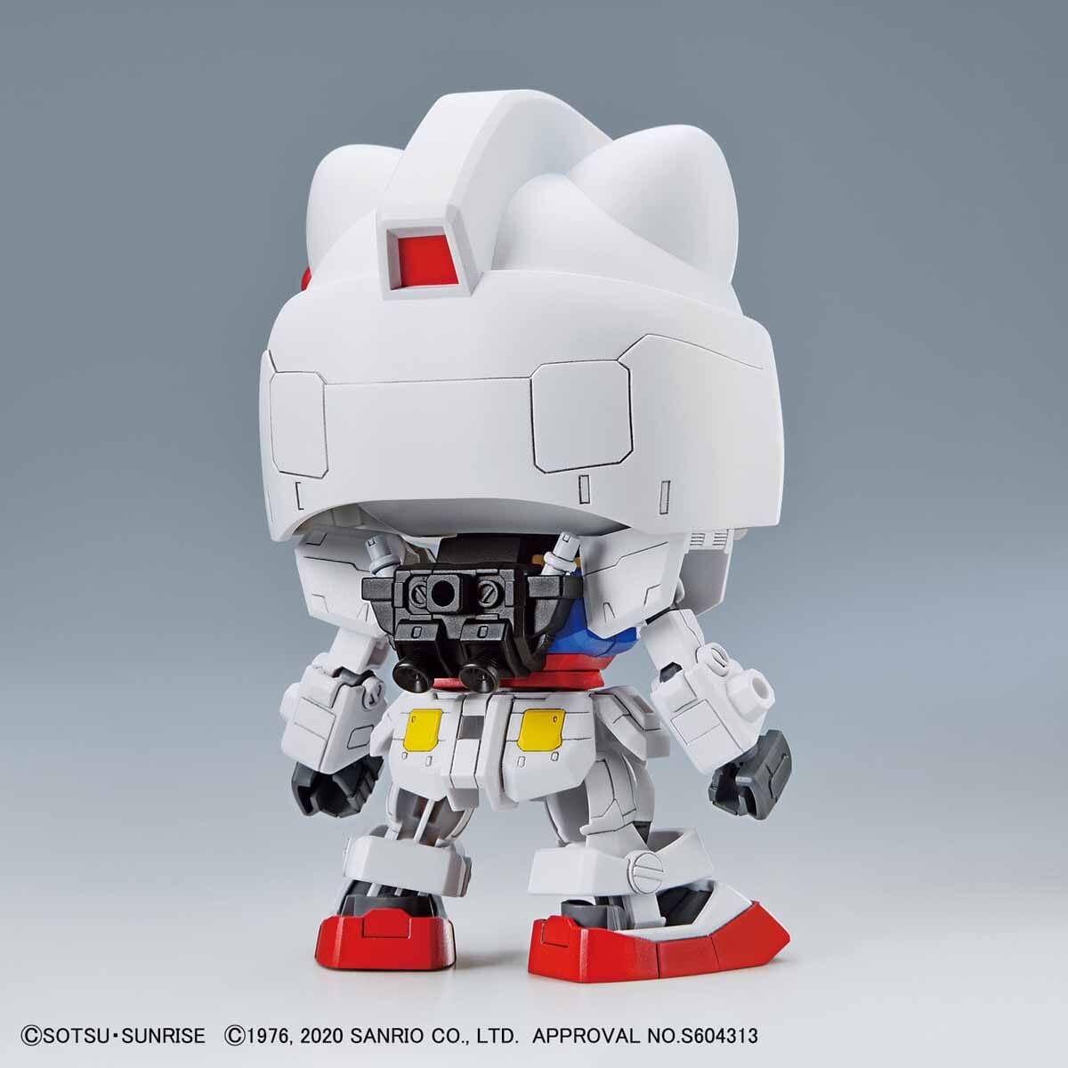 Hello Kitty RX-78-2 Gundam Model Kit (SD Gundam EX-Standard) Toys&amp;Games BANDAI