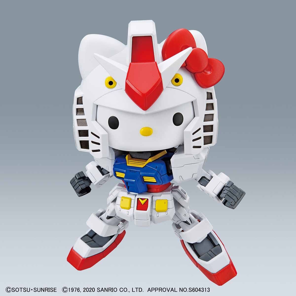 Hello Kitty RX-78-2 Gundam Model Kit (SD Gundam EX-Standard) Toys&amp;Games BANDAI