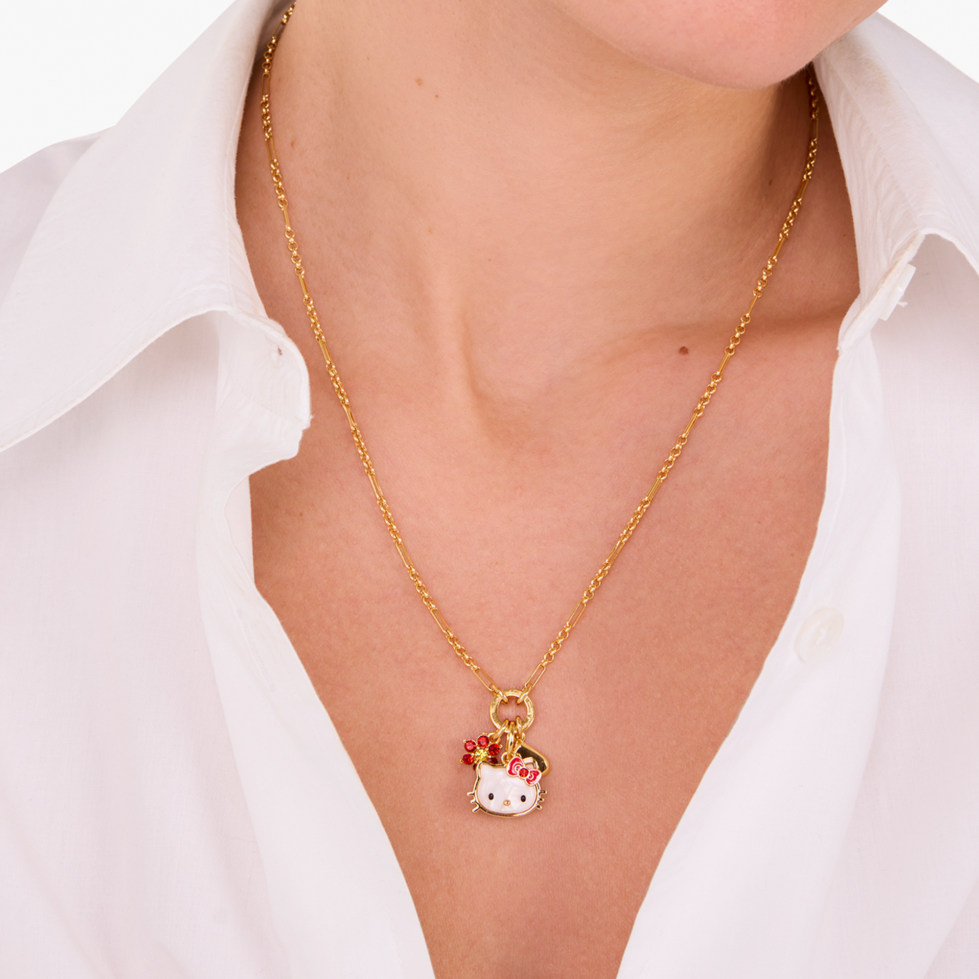 Hello Kitty x Kate Spade New York Charm Pendant Necklace Jewelry Kate Spade