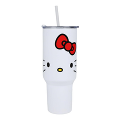 Sanrio Hello Kitty Tumbler 40 oz Stanley tumbler with hand carry handle.  Brand N