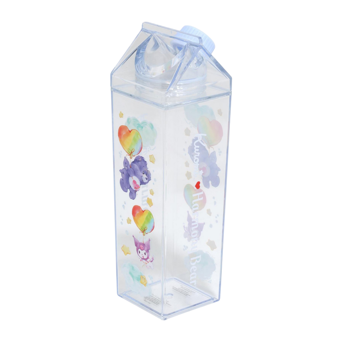 Kuromi x Care Bears Milk Carton Water Bottle Home Goods BIOWORLD   