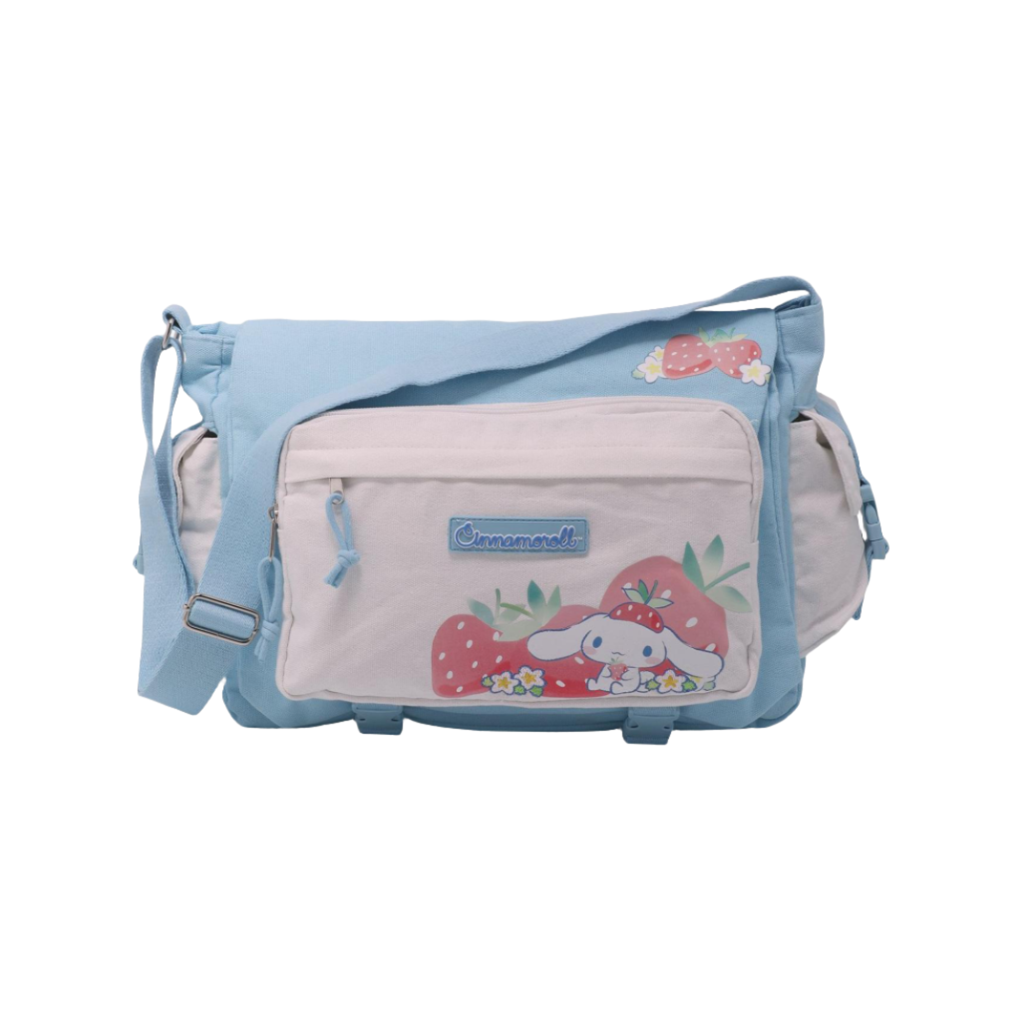 Cinnamoroll Strawberry Fields Crossbody Bag Bags BIOWORLD   