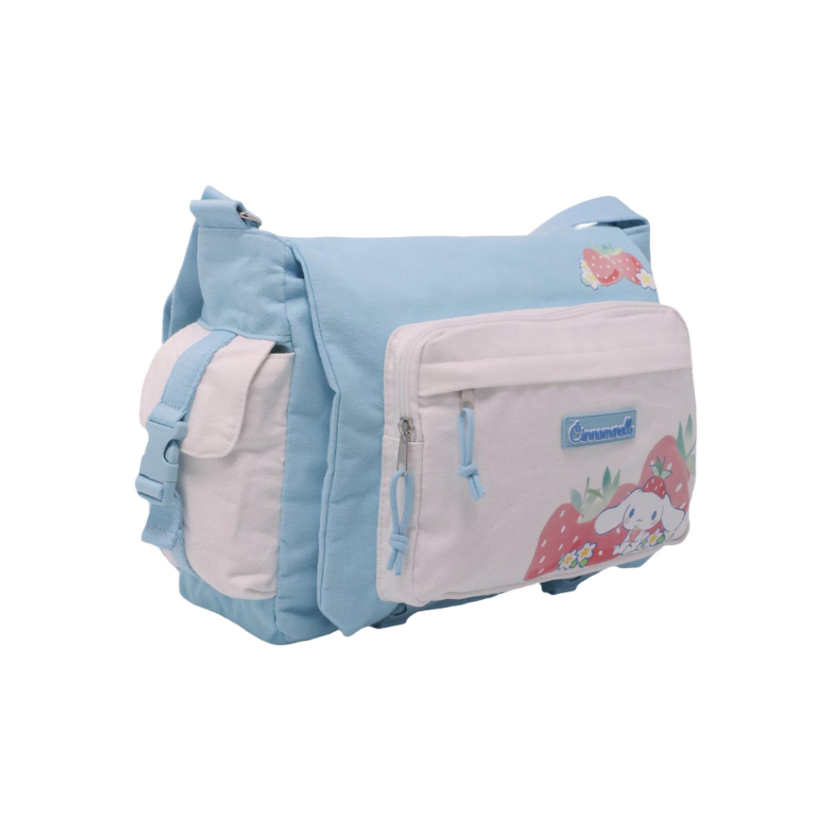 Cinnamoroll Strawberry Fields Crossbody Bag Bags BIOWORLD   