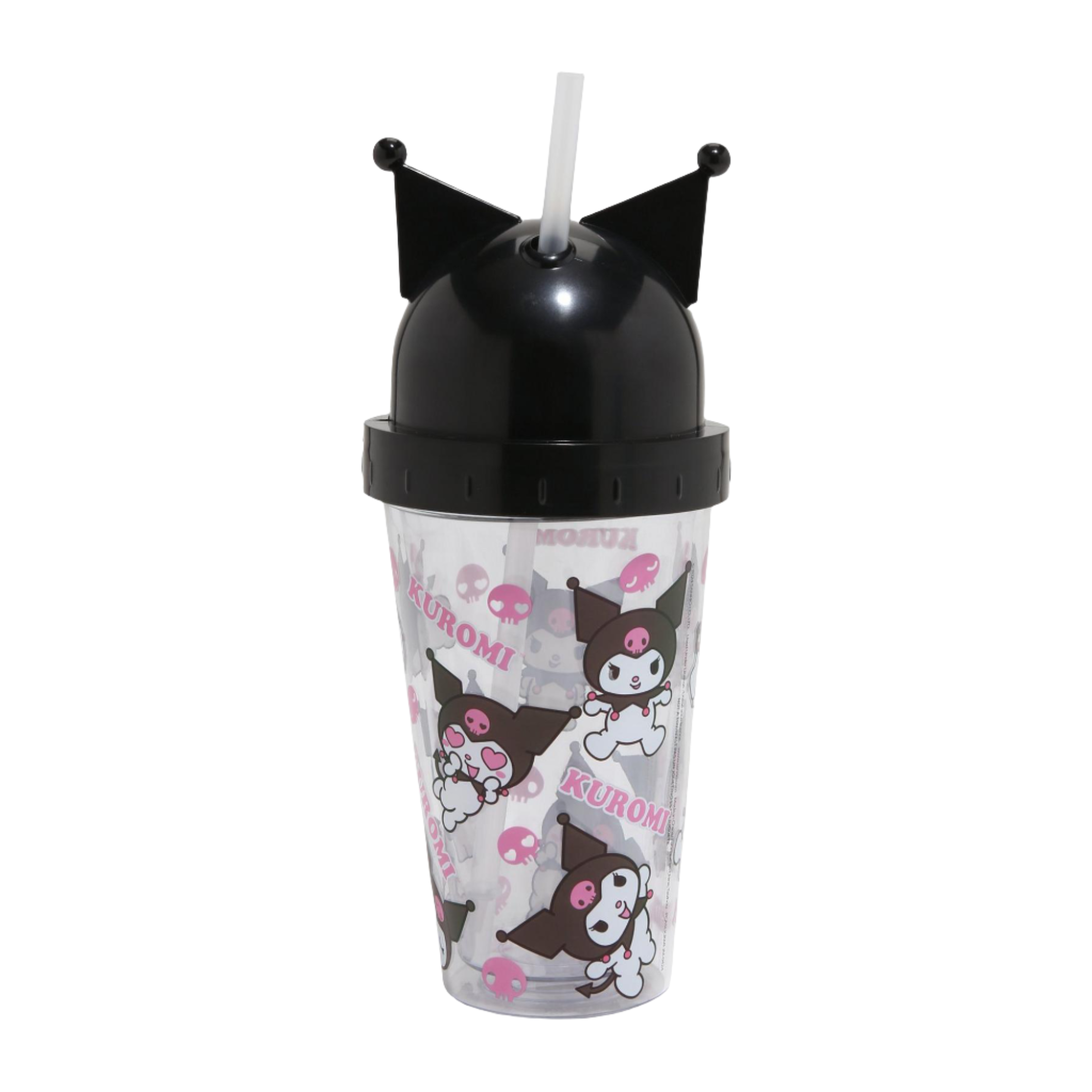 Kuromi 3D Acrylic Travel Tumbler Home Goods BIOWORLD   