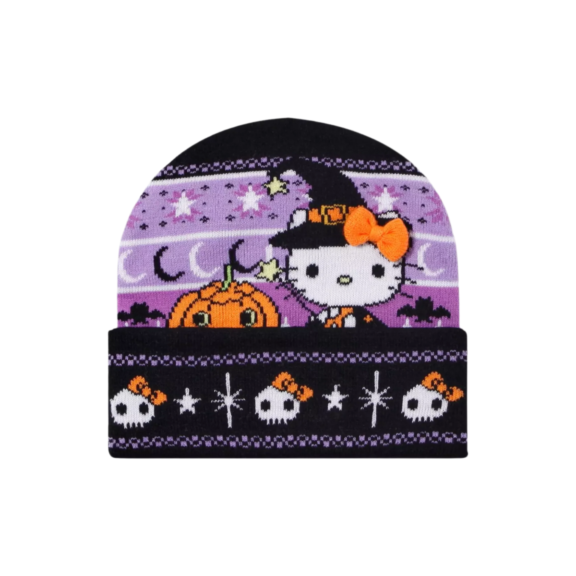 Hello Kitty Halloween Glow-In-The-Dark Beanie Accessory BIOWORLD   