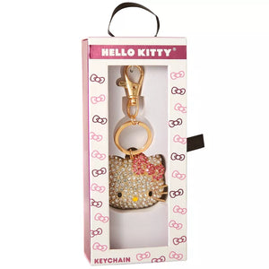 Hello Kitty Face Pave 3D Bling Keychain Accessory JACMEL   