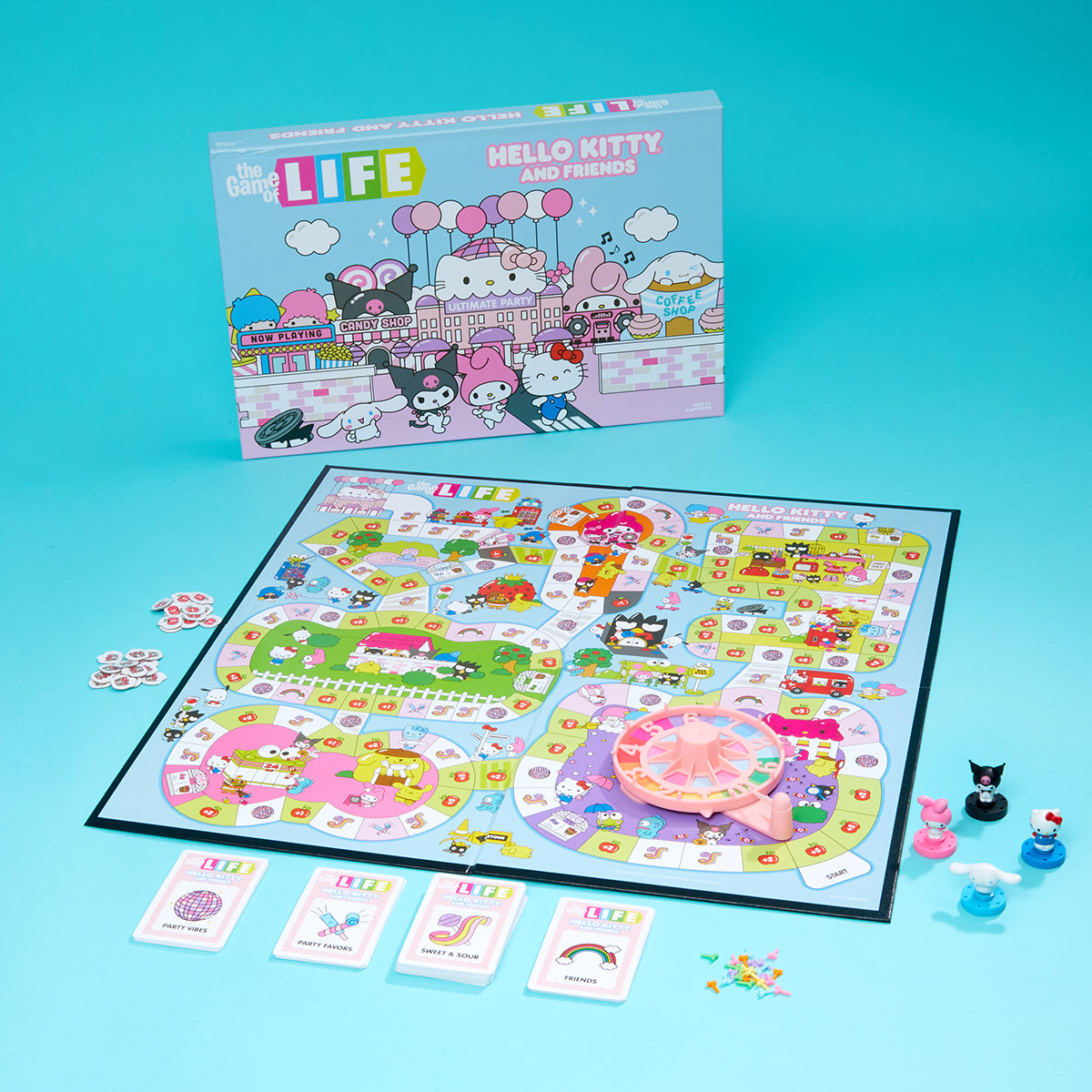 Hello Kitty and Friends Life Board Game Toys&amp;Games USAOPOLY   