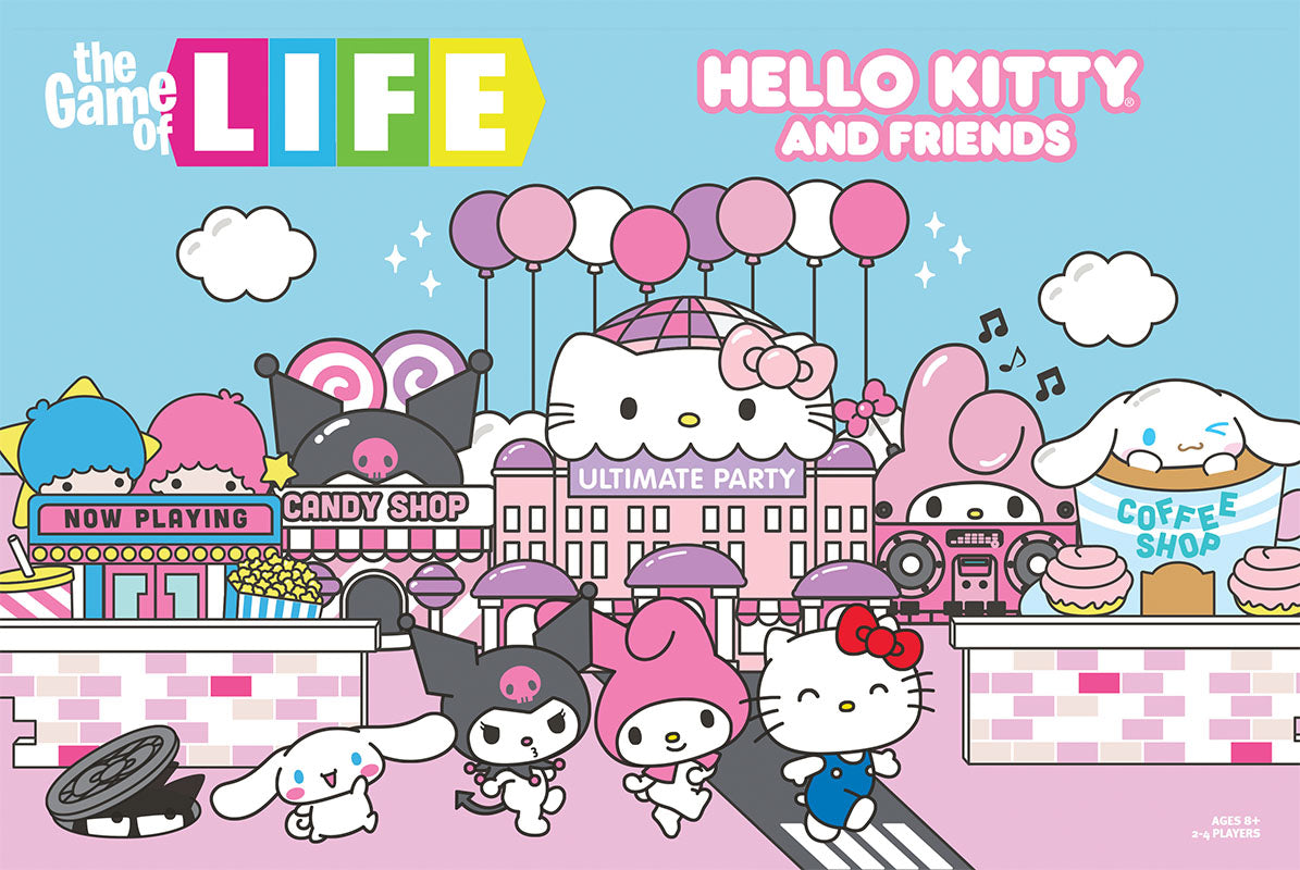 Hello Kitty and Friends Life Board Game Toys&amp;Games USAOPOLY   