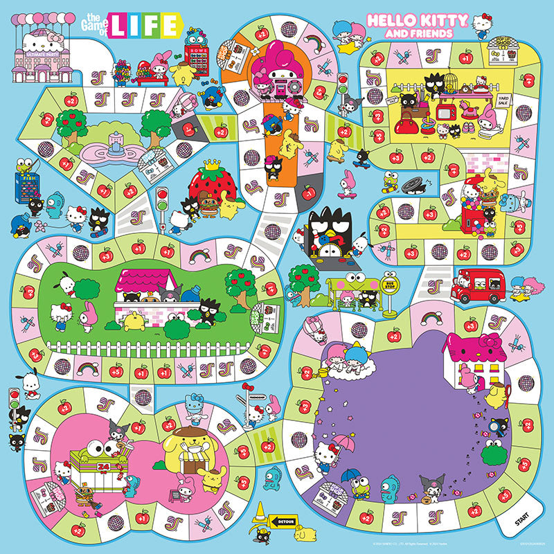 Hello Kitty and Friends Life Board Game Toys&amp;Games USAOPOLY   