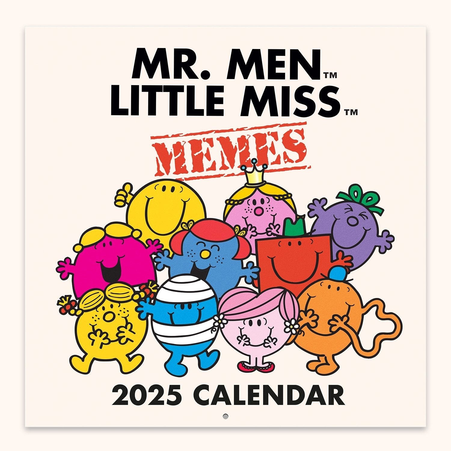 Mr. Men Little Miss x Studio Oh! 2025 Wall Calendar Stationery Studio Oh!   