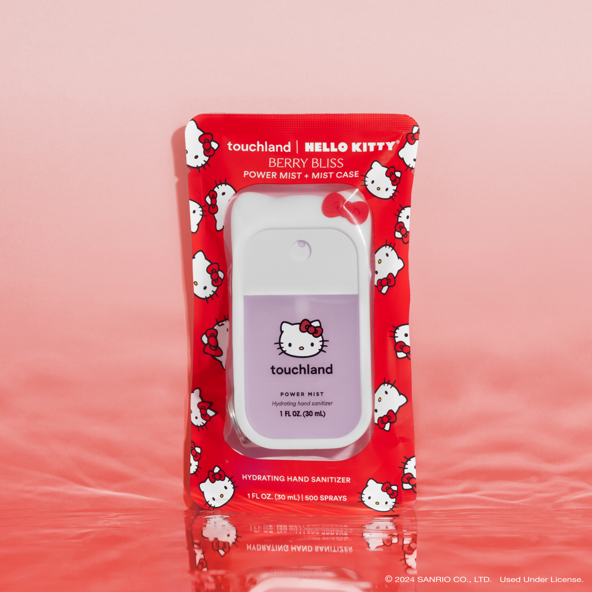 Hello Kitty x Touchland Power Mist Hand Sanitizer (Berry Bliss) Beauty Touchland LLC   