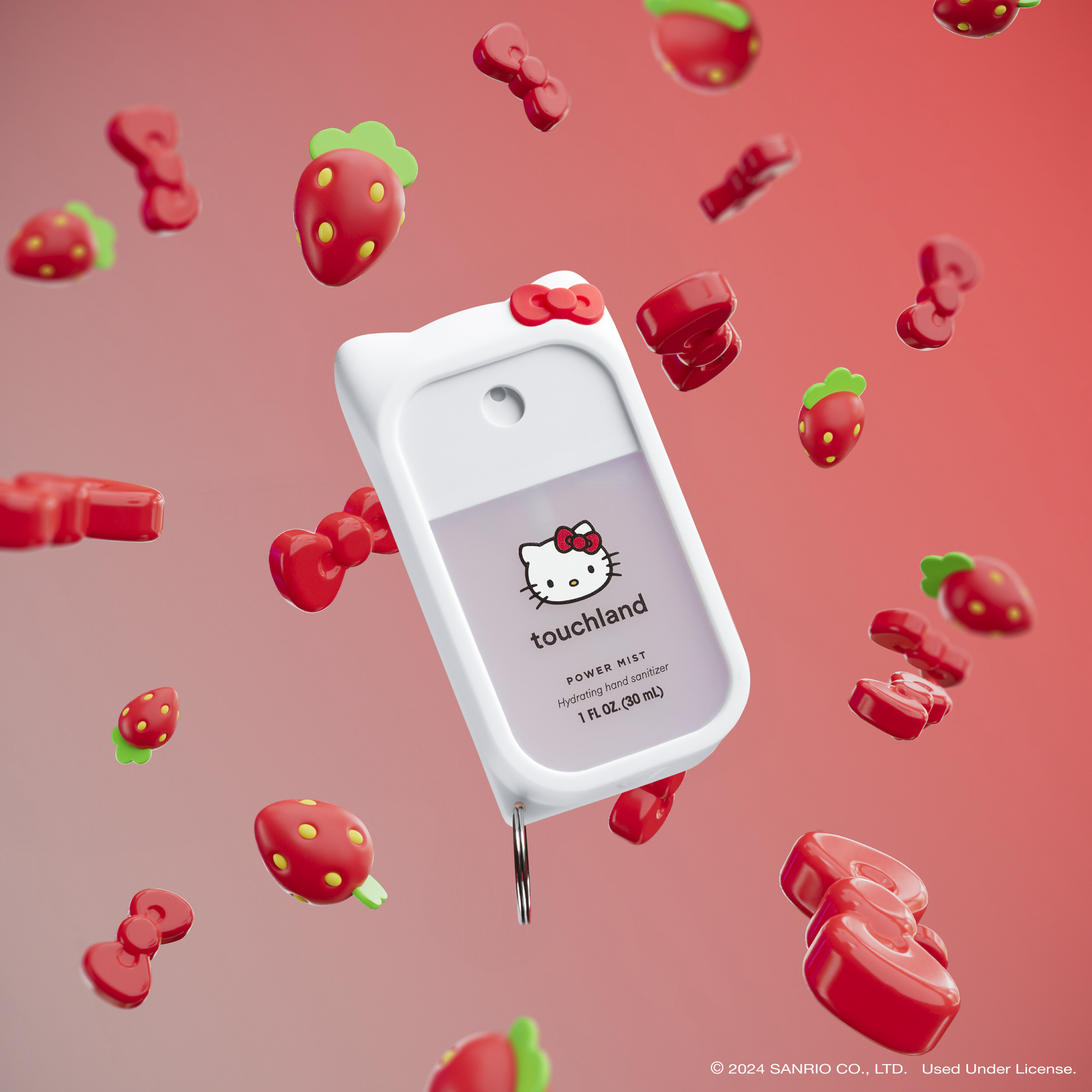 Hello Kitty x Touchland Power Mist Hand Sanitizer (Berry Bliss) Beauty Touchland LLC   