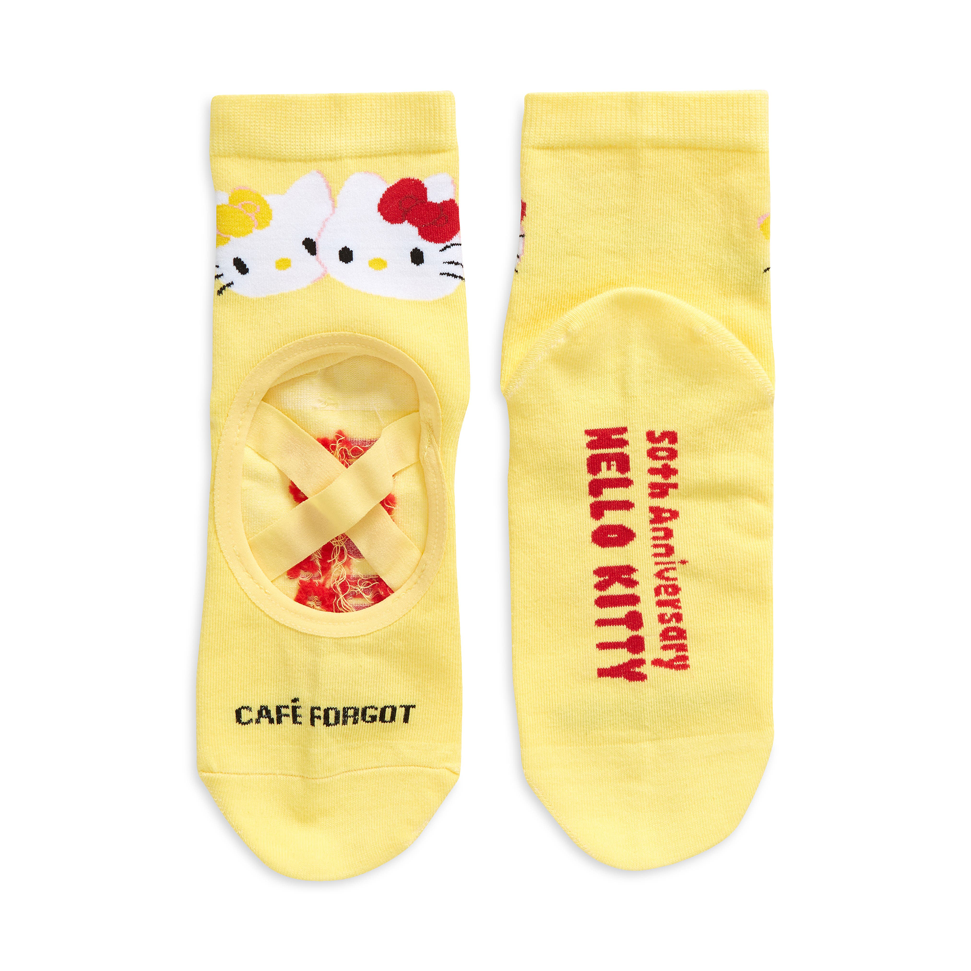 Hello Kitty x Café Forgot Ballet Socks (Yellow) Accessory Cafe Forgot   
