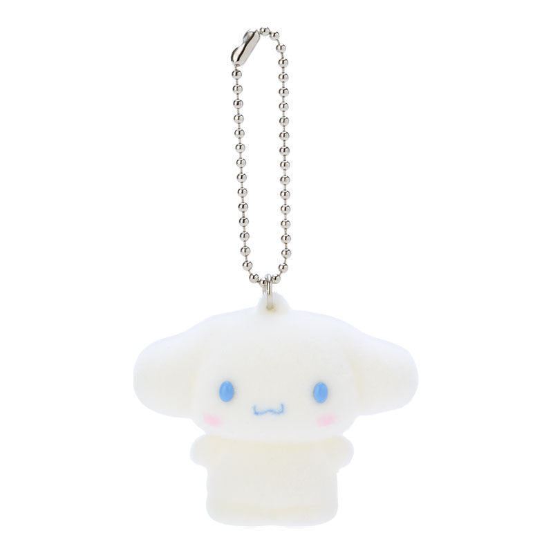 Cinnamoroll Flocked Keychain Mascot Accessory Japan Original   