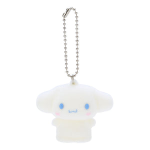 Cinnamoroll Flocked Keychain Mascot Accessory Japan Original   