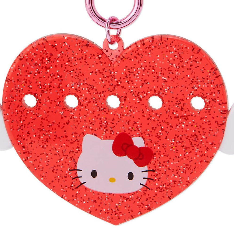 Hello Kitty Customizable Heart Keychain (My Pachirun Series) Accessory Japan Original