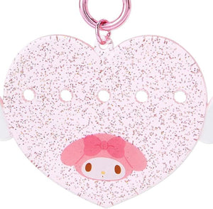 My Melody Customizable Heart Keychain (My Pachirun Series) Accessory Japan Original