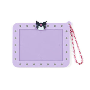 Kuromi Customizable ID Badge Holder (My Pachirun Series) Accessory Japan Original