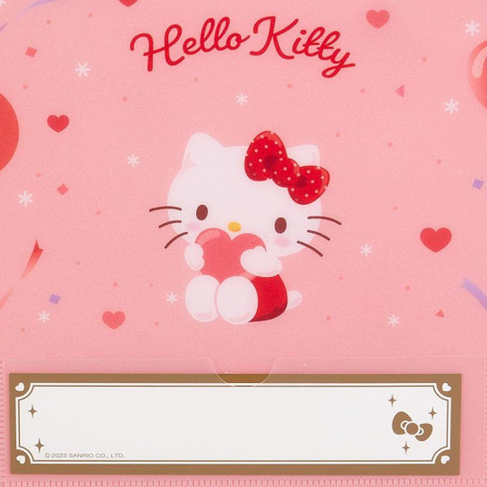 Hello Kitty Ticket File Folder Stationery Japan Original