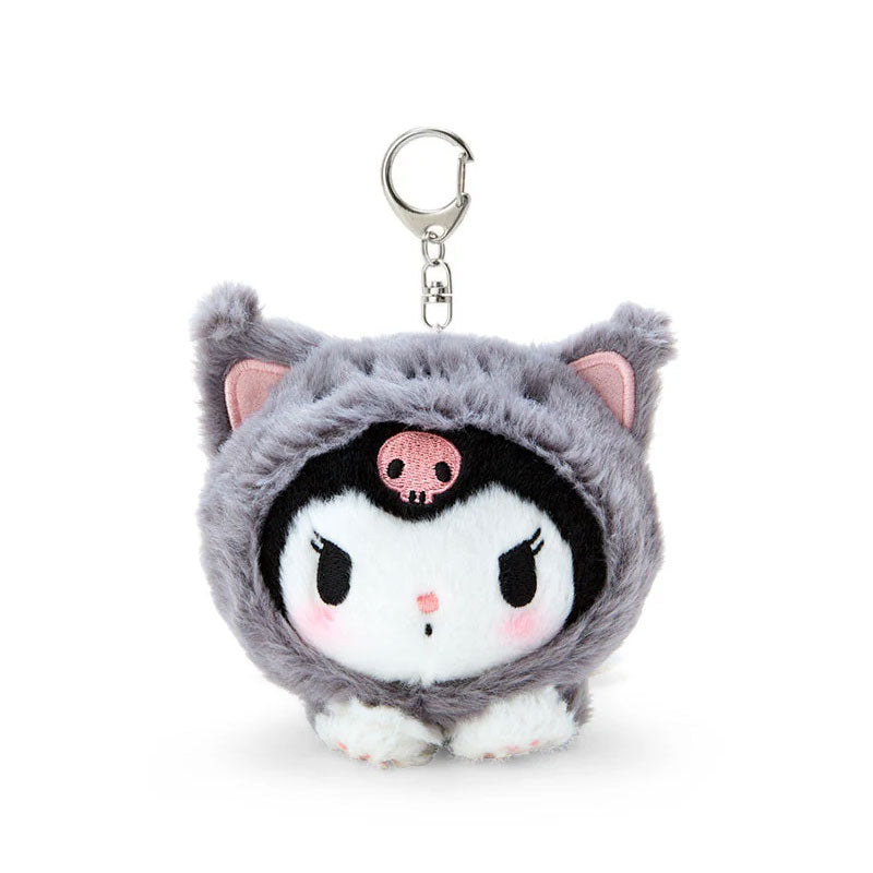 Kuromi Plush Mascot Keychain (Cuddly Kitten Series) Accessory Japan Original   