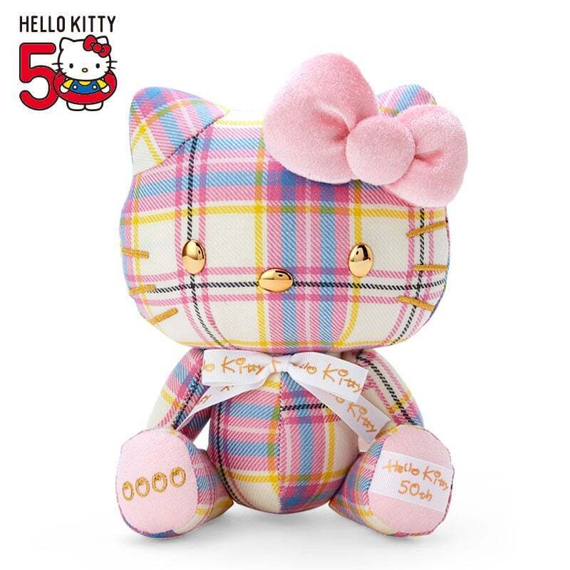 Hello Kitty 6" Boxed Wool Plush (Premium Dress Tartan Series) Plush Japan Original   