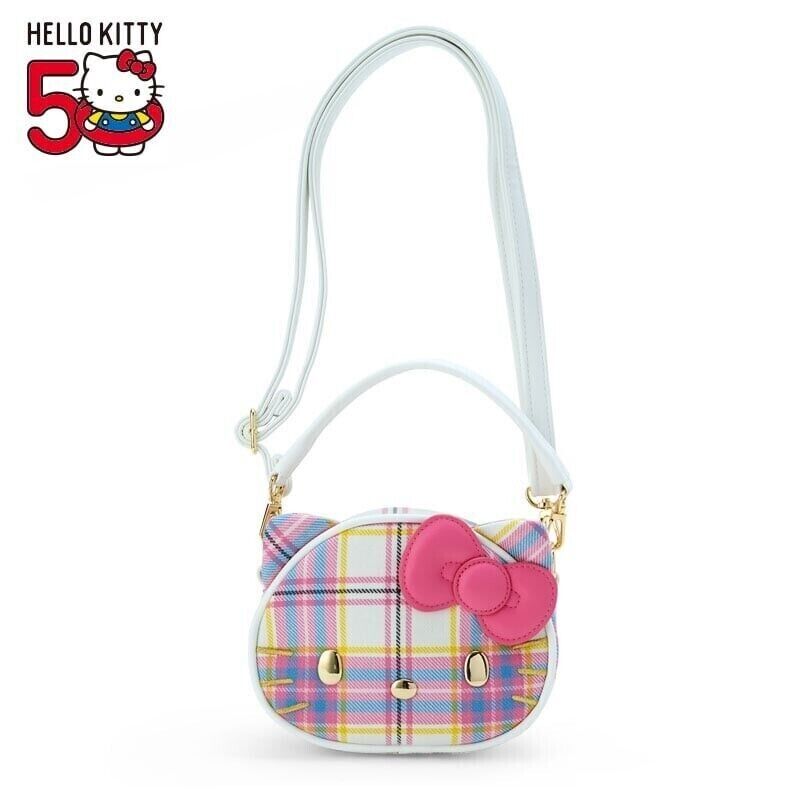 Hello Kitty 2-Way Crossbody Bag (Premium Dress Tartan Series) Bags Japan Original   