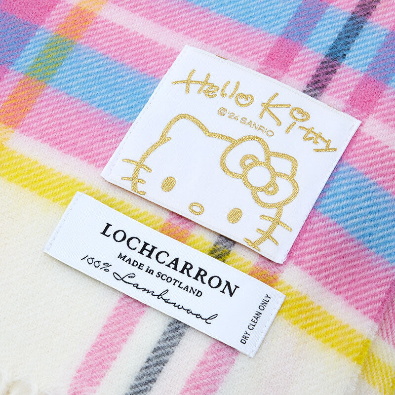 Hello Kitty Wool Scarf (Premium Dress Tartan Series) Accessory Japan Original   