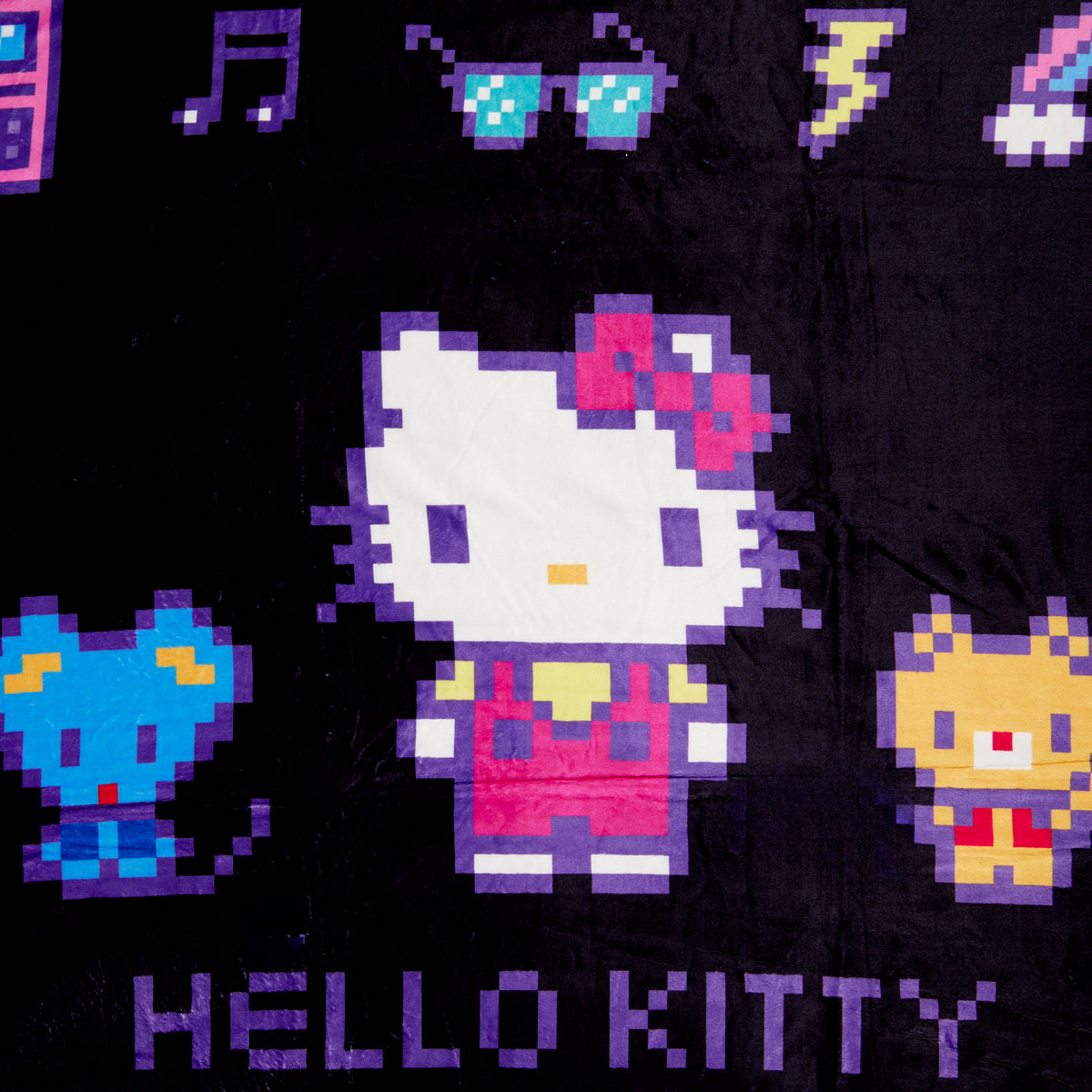 Hello Kitty Throw Blanket (Retro Pixel Series) Home Goods NAKAJIMA CORPORATION   