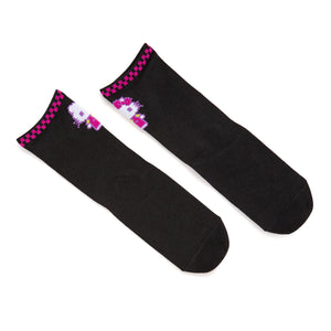 Hello Kitty Pink Crew Sock (Retro Pixel Series) Accessory NAKAJIMA CORPORATION   