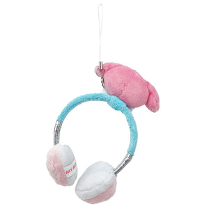 My Melody Plush Headphones Bag Charm Accessory Global Original   