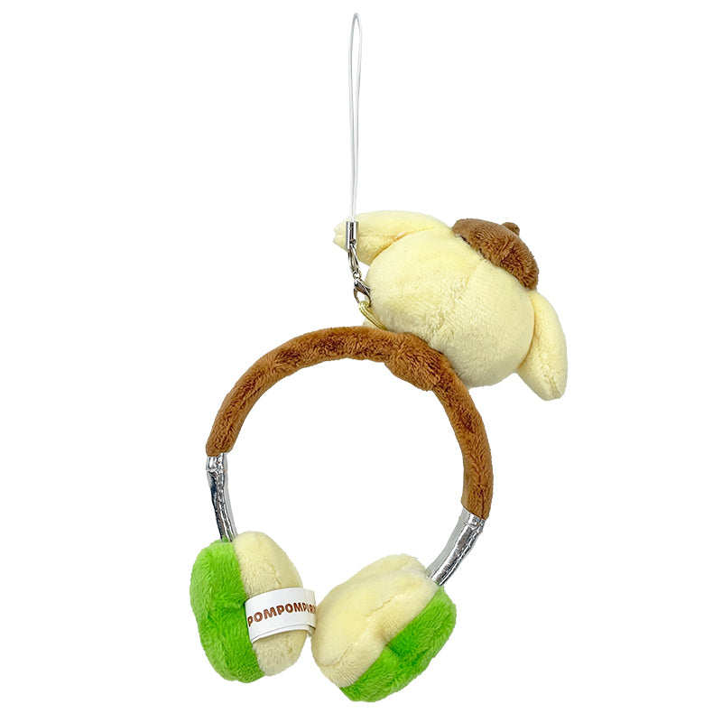 Pompompurin Plush Headphones Bag Charm Accessory Global Original   