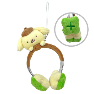 Pompompurin Plush Headphones Bag Charm Accessory Global Original   