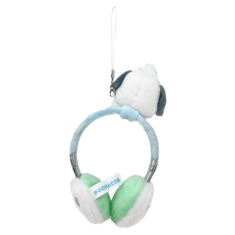 Pochacco Plush Headphones Bag Charm Accessory Global Original   