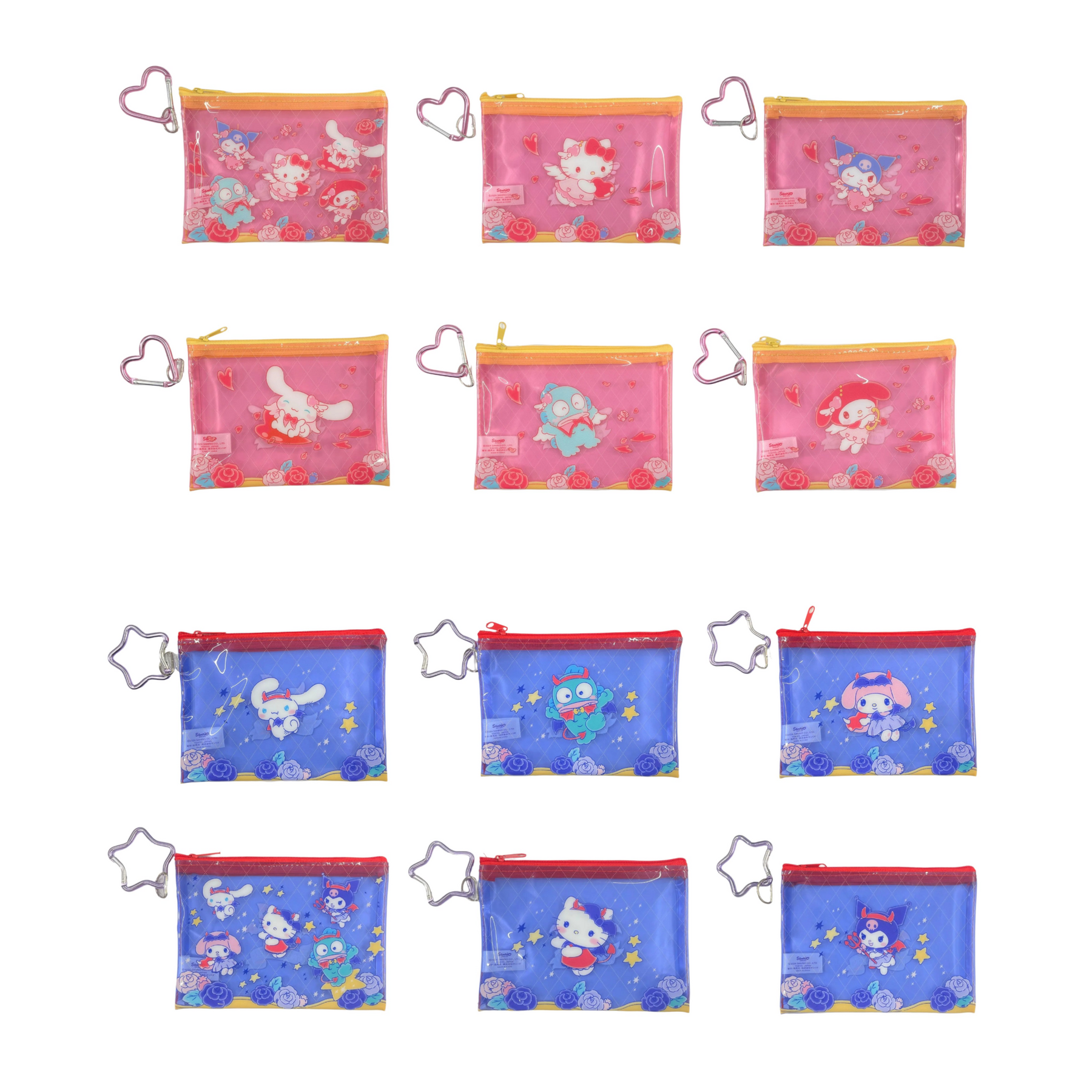 Sanrio Characters Zipper Pouch Blind Bag (Bright and Dark Angel Series) Bags Global Original