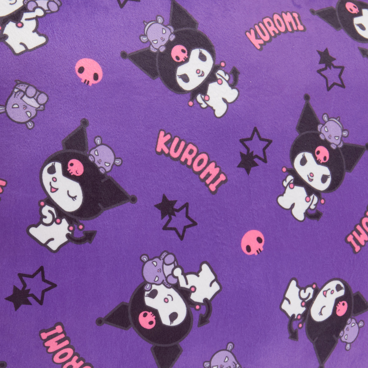 Kuromi 2-Way Throw Pillow (Home Essentials Series) Plush NAKAJIMA CORPORATION