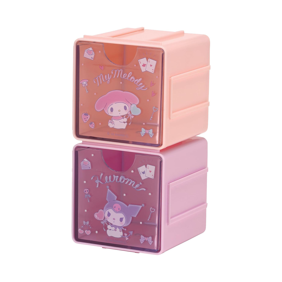 My Melody & Kuromi Cubic Storage Containers (Set of 2)