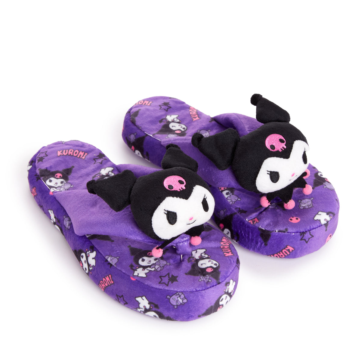 Kuromi Adult Slippers (Home Essentials Series) Shoes NAKAJIMA CORPORATION