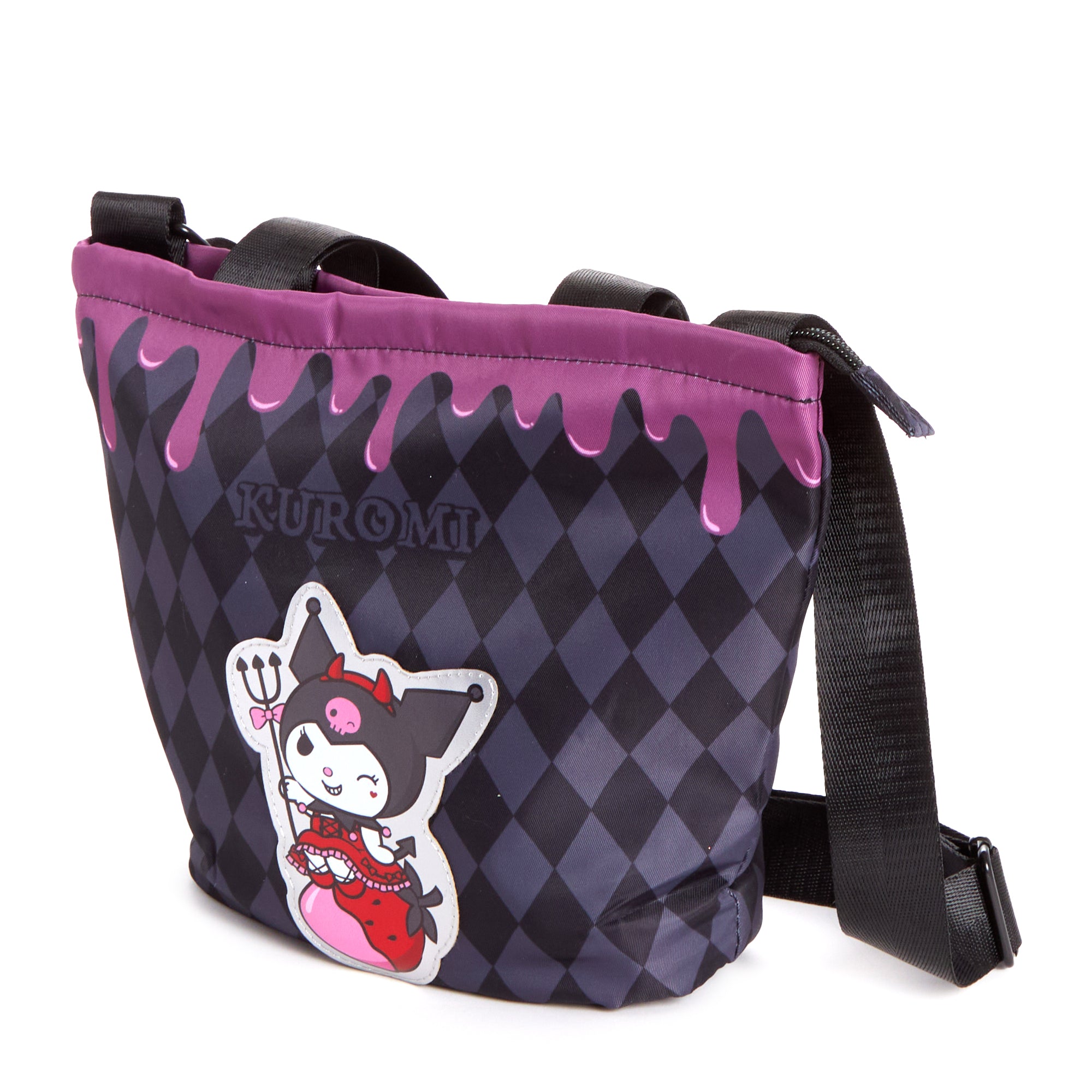 Kuromi Crossbody Bag (Strawberry Treat Series) Bags NAKAJIMA CORPORATION